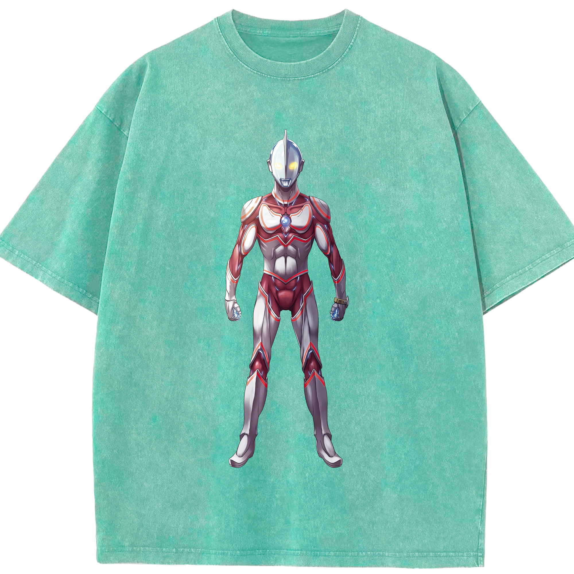 （画像用） ウルトラマン Ultraman 綿100% ヴィンテージ風 半袖Tシャツ（フロントプリント）
